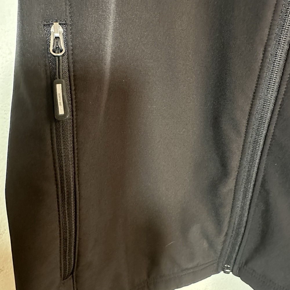 CORE 365 Men's Softshell Jacket FullZip Lightweight Fleece Lined Gray Black XL - Picture 5 of 9